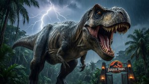 T-Rex Roar at Dusk