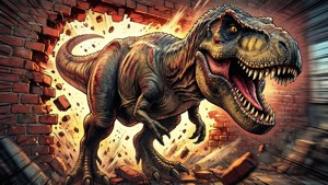 T Rex Wall Break