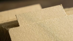 Tabbed Index Card Close-Up