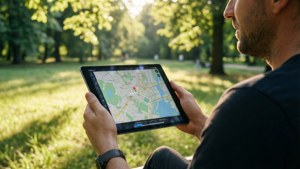 Tablet Outdoor Map
