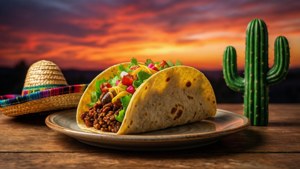 Taco by Sunset Cactus