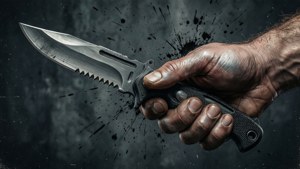 Tactical Knife Action