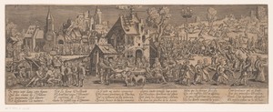 Taferelen rond een herberg