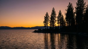 Tahoe Dusk Silhouettes