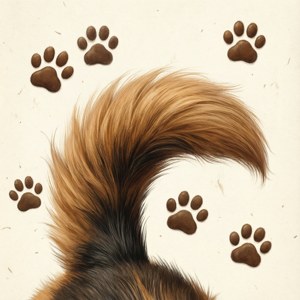 Tail and Paw Prints