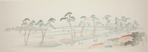 Takada Riding Grounds (Takada baba), from the series "Thirteen Views of the Environs of Edo"