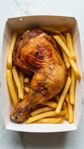 Takeout Box with Drumstick