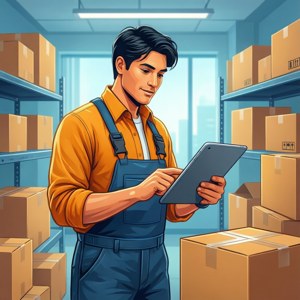 Taking Inventory with Tablet