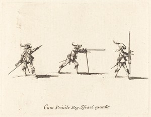Taking the Firing Position with the Musket