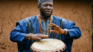 Talking Drum Player