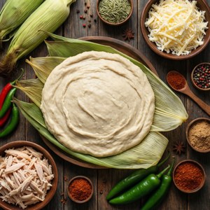 Tamale Prep Flat Lay
