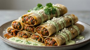 Tamale Stack with Crema