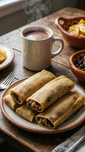 Tamales and Hot Chocolate