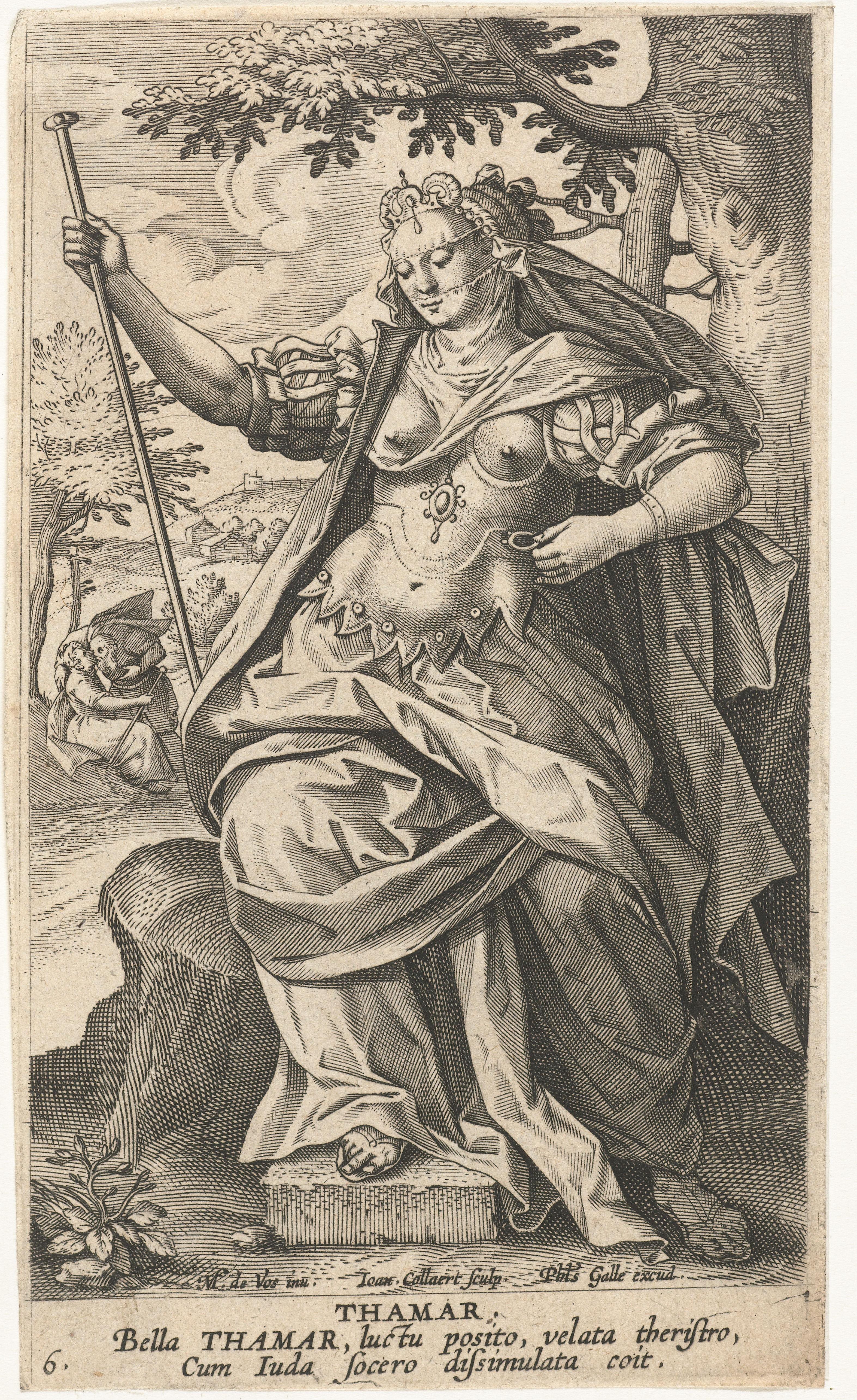 Tamar by Jan Collaert (II)
