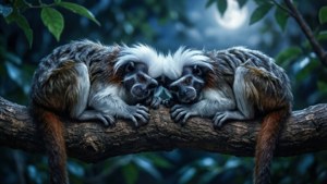 Tamarin Sleeping Duo