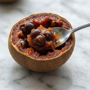 Tamarind Fruit with Spoon
