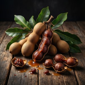 Tamarind Pods Flat Lay