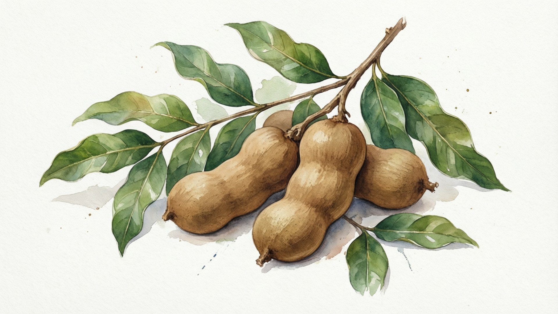 Tamarind Watercolor Art by Wallpapers.art Studio