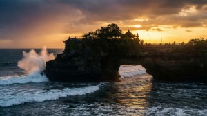Tanah Lot Temple Sunset