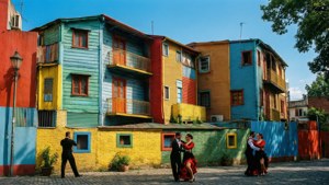 Tango in Colorful Streets