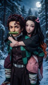 Tanjiro Carrying Nezuko