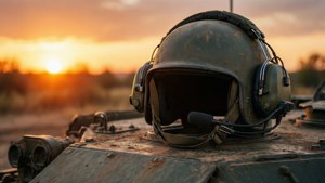 Tank Turret Sunset