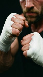 Taped Fists Ready