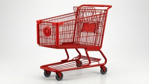 Target Cart Isolated