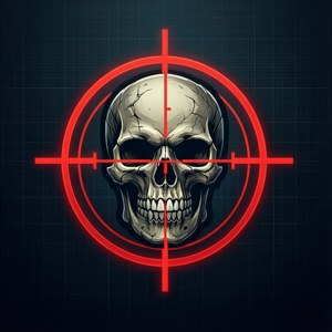 Target Crosshair Hacker Logo