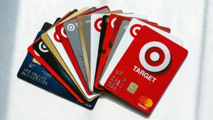 Target Gift Cards Fanned Out