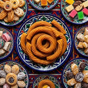 Tatar Sweets Flat Lay