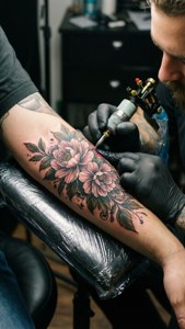 Tattoo Artist Inking