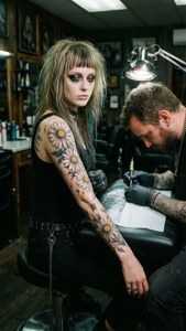 Tattoo Session Daisy