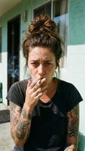 Tattooed Mother Portrait