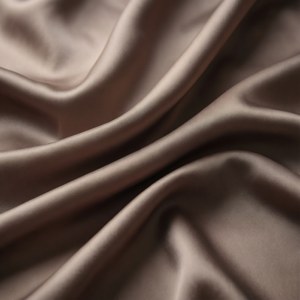 Taupe Silk Drape