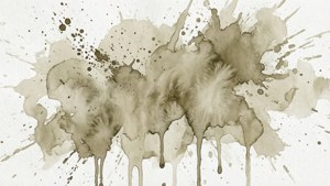 Taupe Watercolor Splatter