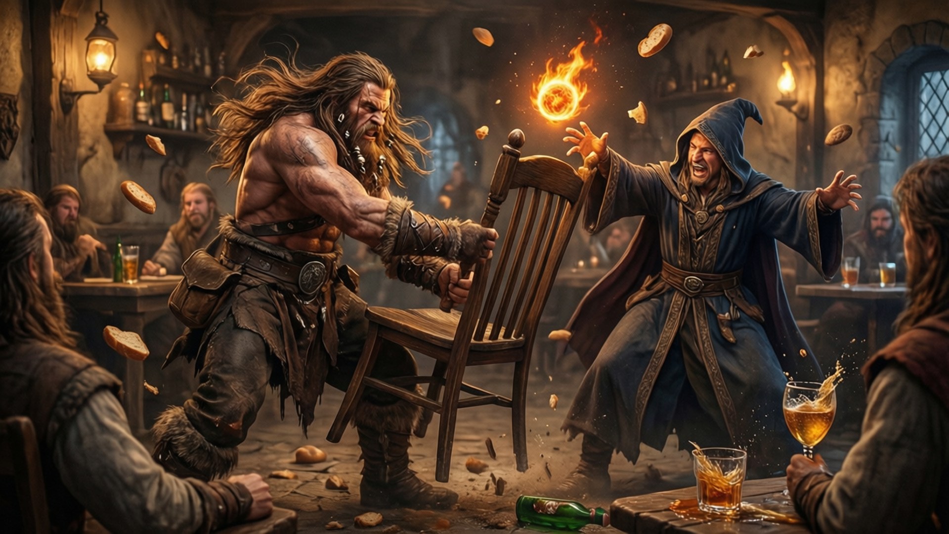 Tavern Brawl by Wallpapers.art Studio