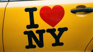 Taxi Cab I Love NY