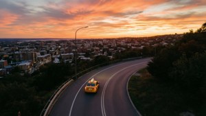 Taxi Over the City