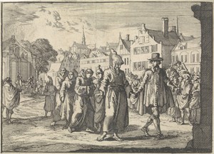 Te Kleef worden Capucijner monniken hun klooster uitgeleid, 1663