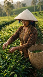 Tea Harvesters at Work