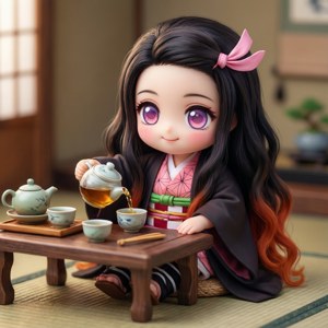 Tea Party Nezuko