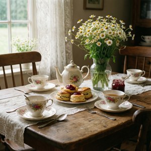 Tea Time Daisy Scones