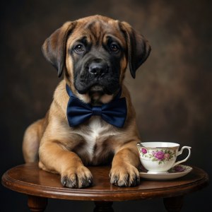 Tea Time Puppy