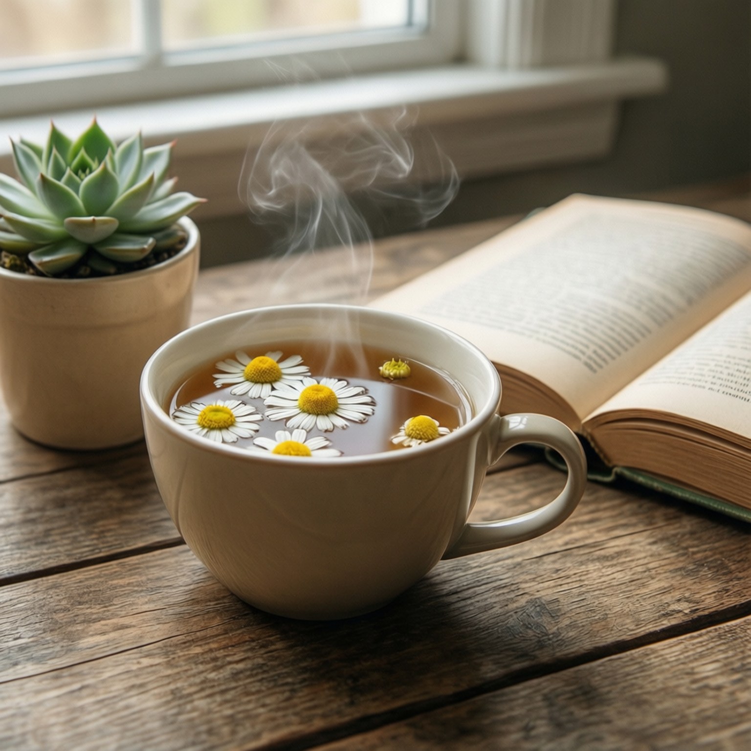 Tea Time Serenity by Wallpapers.art Studio