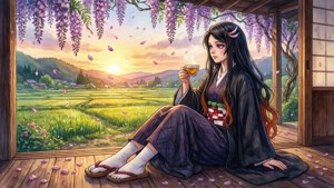 Tea Time with Wisteria
