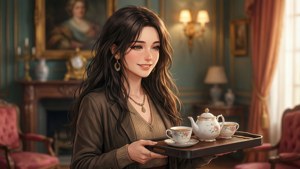 Tea Tray Smile