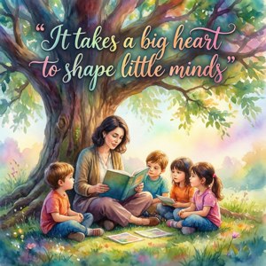 Teacher Under Tree