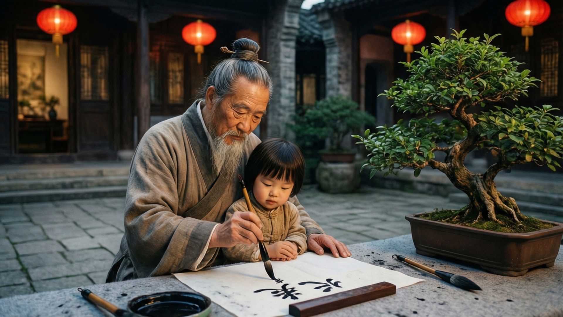 Teaching Calligraphy by Wallpapers.art Studio