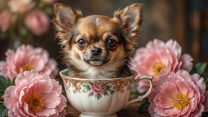 Teacup Chihuahua Morning